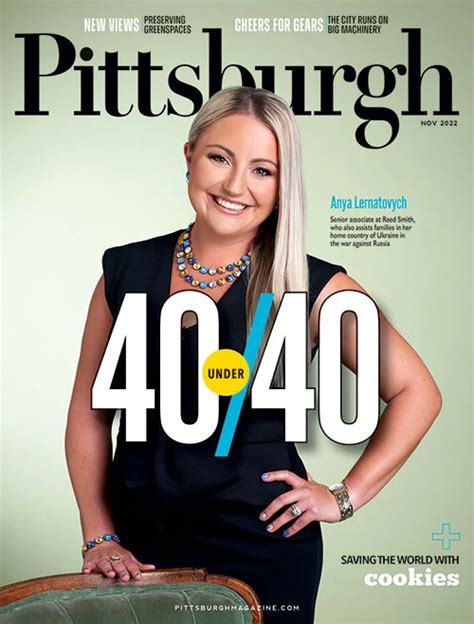 Pittsburgh magazine - Aug 20, 2015 · 50 Most Powerful People in Pittsburgh. Pittsburgh Magazine consulted dozens of power brokers and behind-the-scene players to determine and rank the 50 individuals who, in Pittsburgh, make things happen. August 20, 2015. Sean Collier, Patrick Doyle, Debra Smit. Power. It’s the ability to make things happen — and to move and shake others to ... 